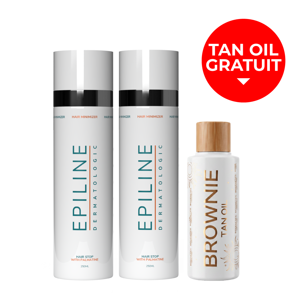 2 x Epiline 250ml + Brownie Tan Oil Gratuit