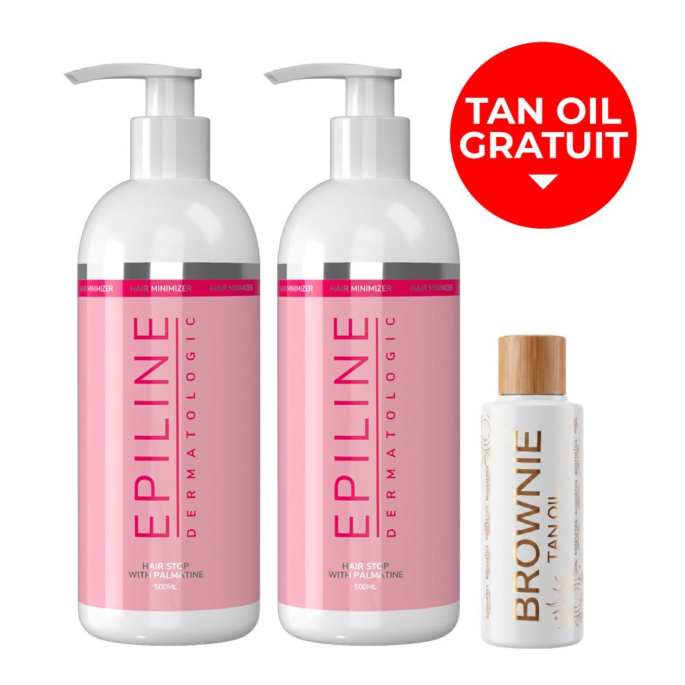 2 x Epiline 500ml + Brownie Tan Oil Gratuit