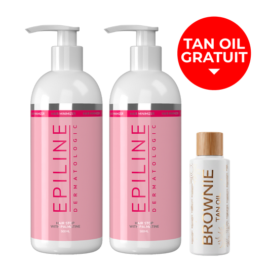 2 x Epiline 500ml + Brownie Tan Oil Gratuit